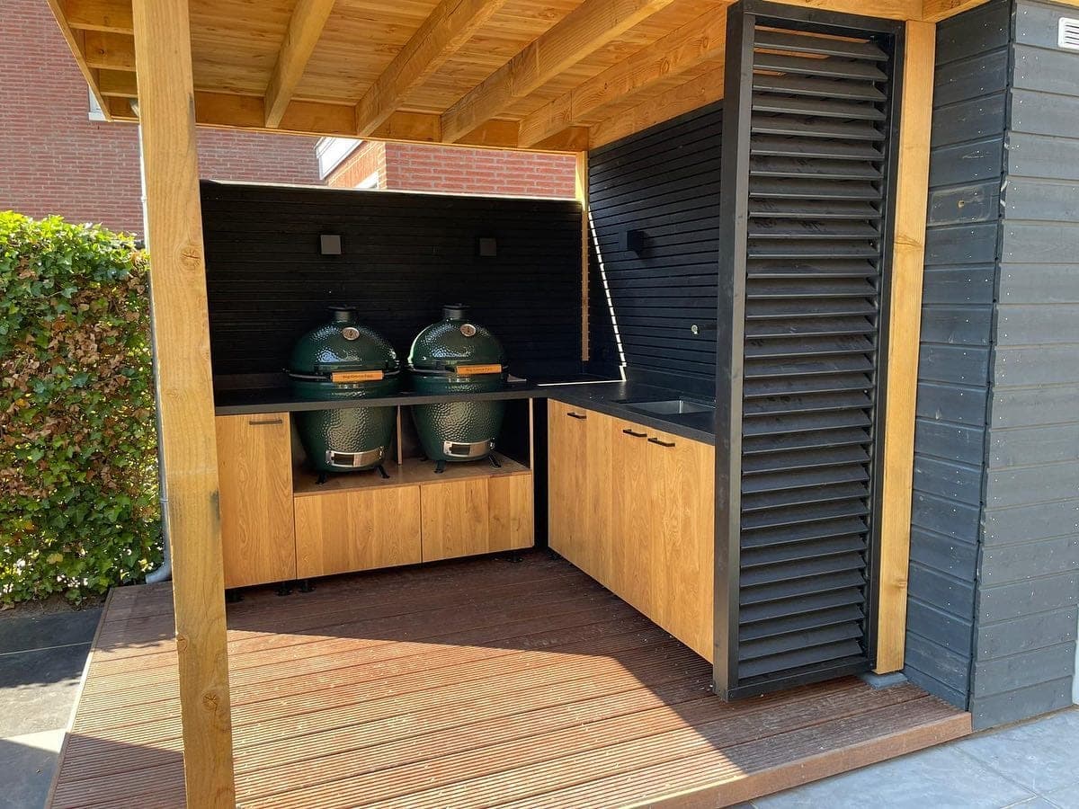 Overkapping met buitenkeuken